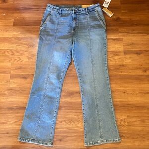 Michael Kors Selma Light Blue Flare Jeans NWT